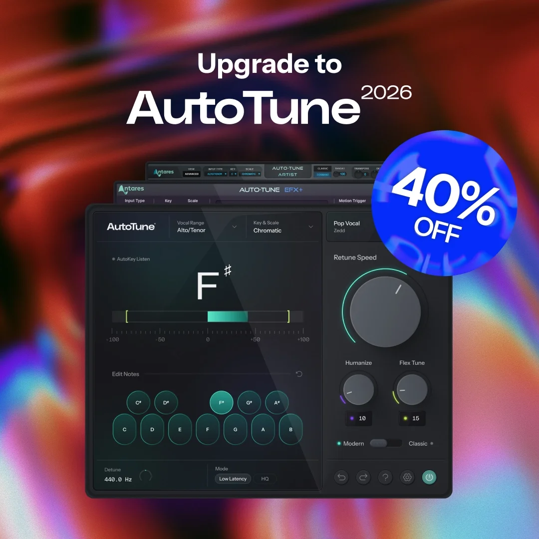 Upgrade to AutoTune 2026 plugin 40% off