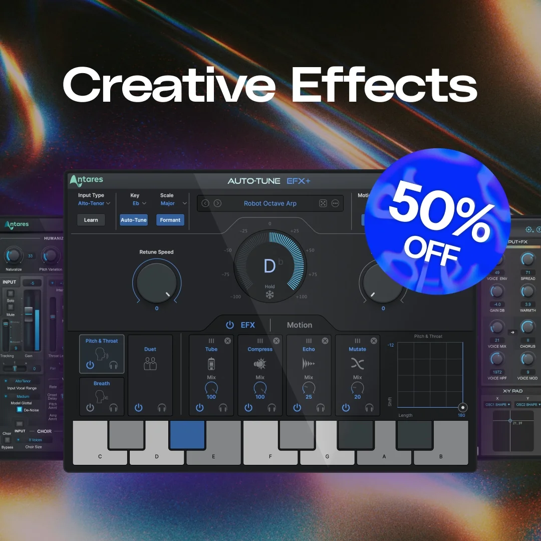 AutoTune Creative Effects plugins 40% off