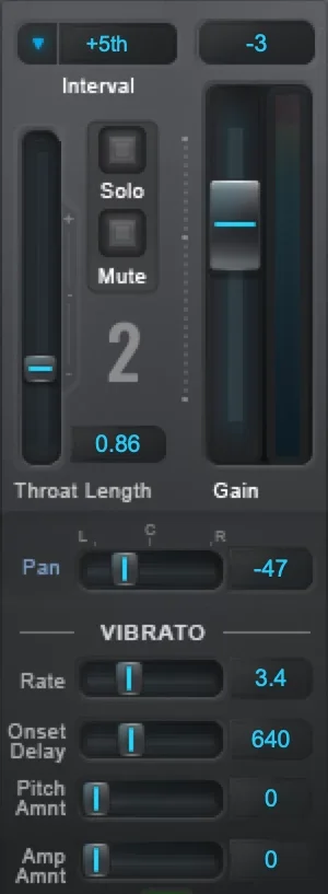 Harmony Engine controls
