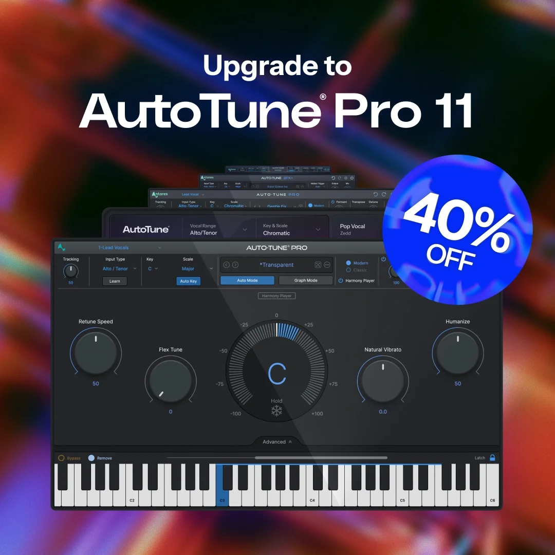 Upgrade to AutoTune Pro plugin 40% off