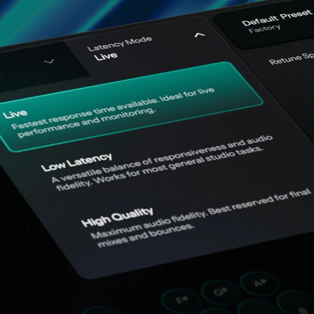 AutoTune Advanced - Three latency modes instead of one