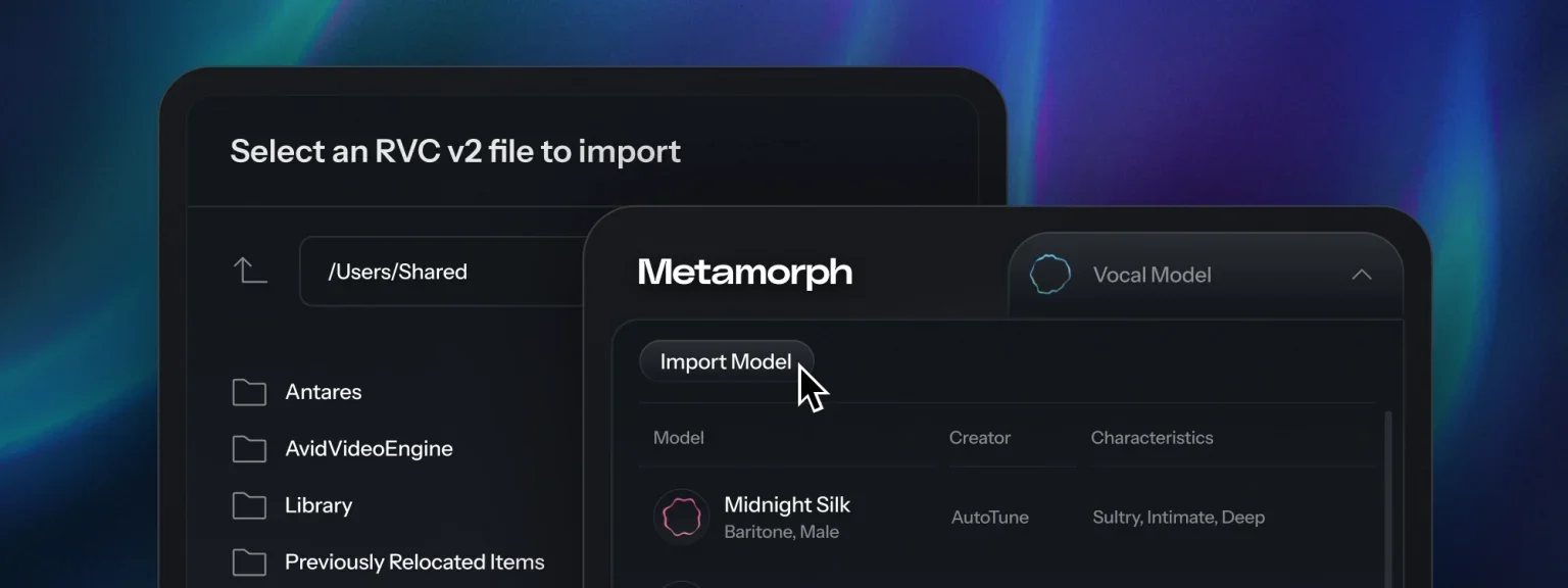 Metamorph RVC Model Import