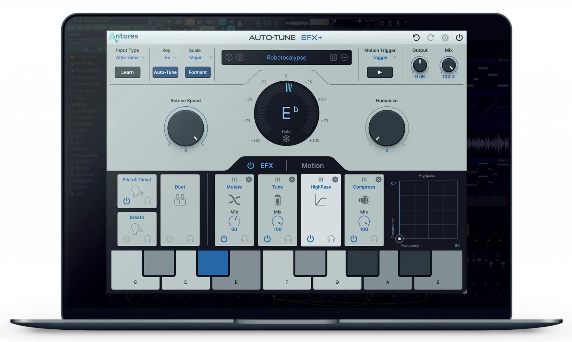 AutoTune EFX+ on a Macbook