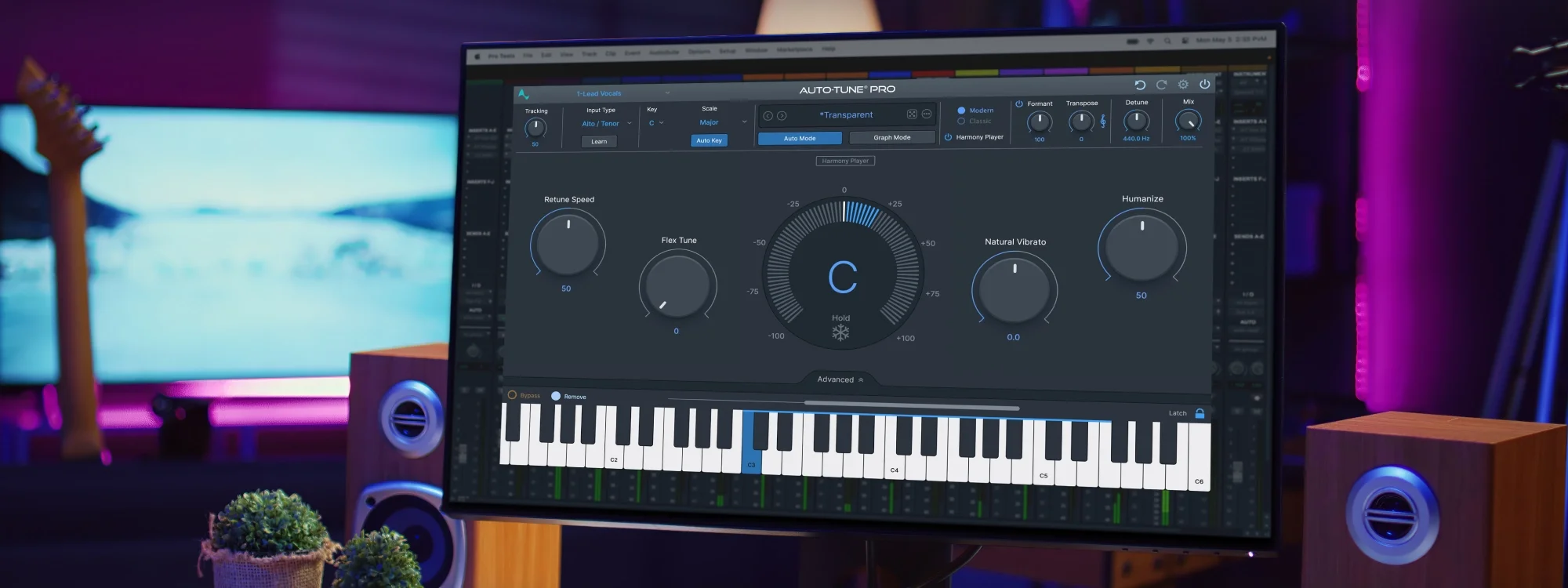 AutoTune Pro 11.6 updated interface on a computer screen