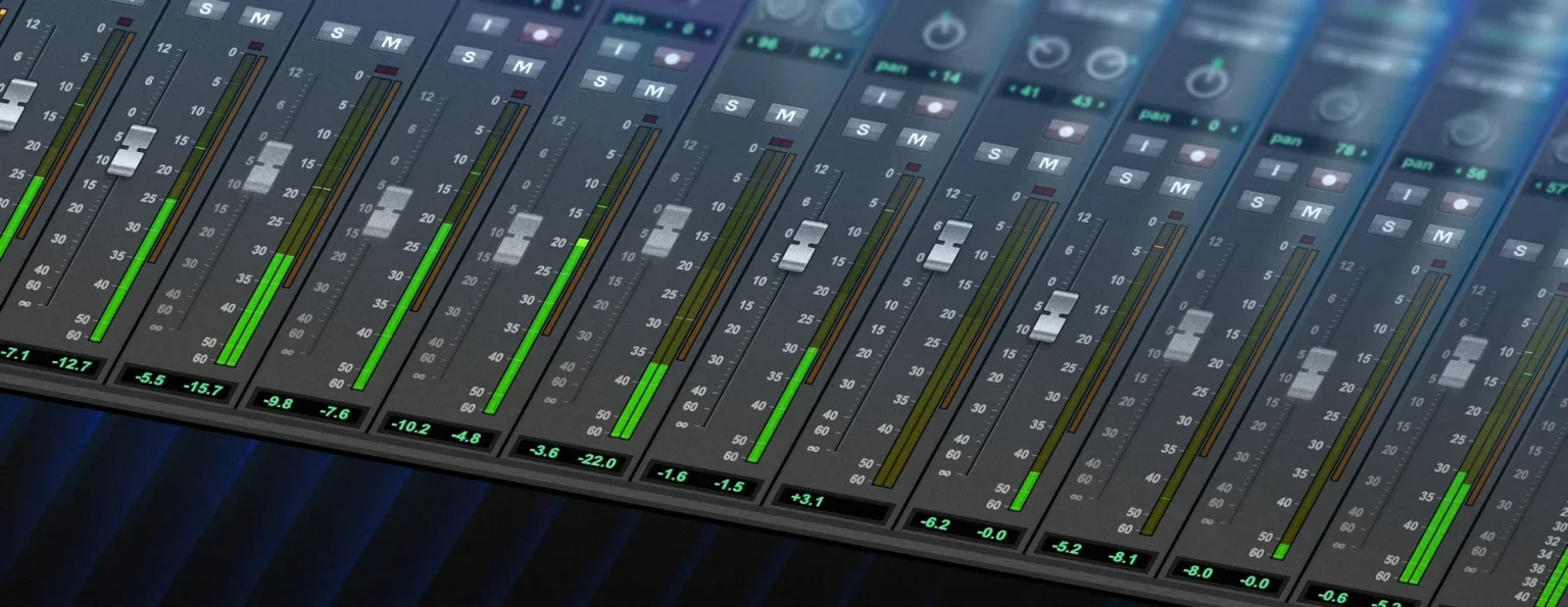 A mixing console
