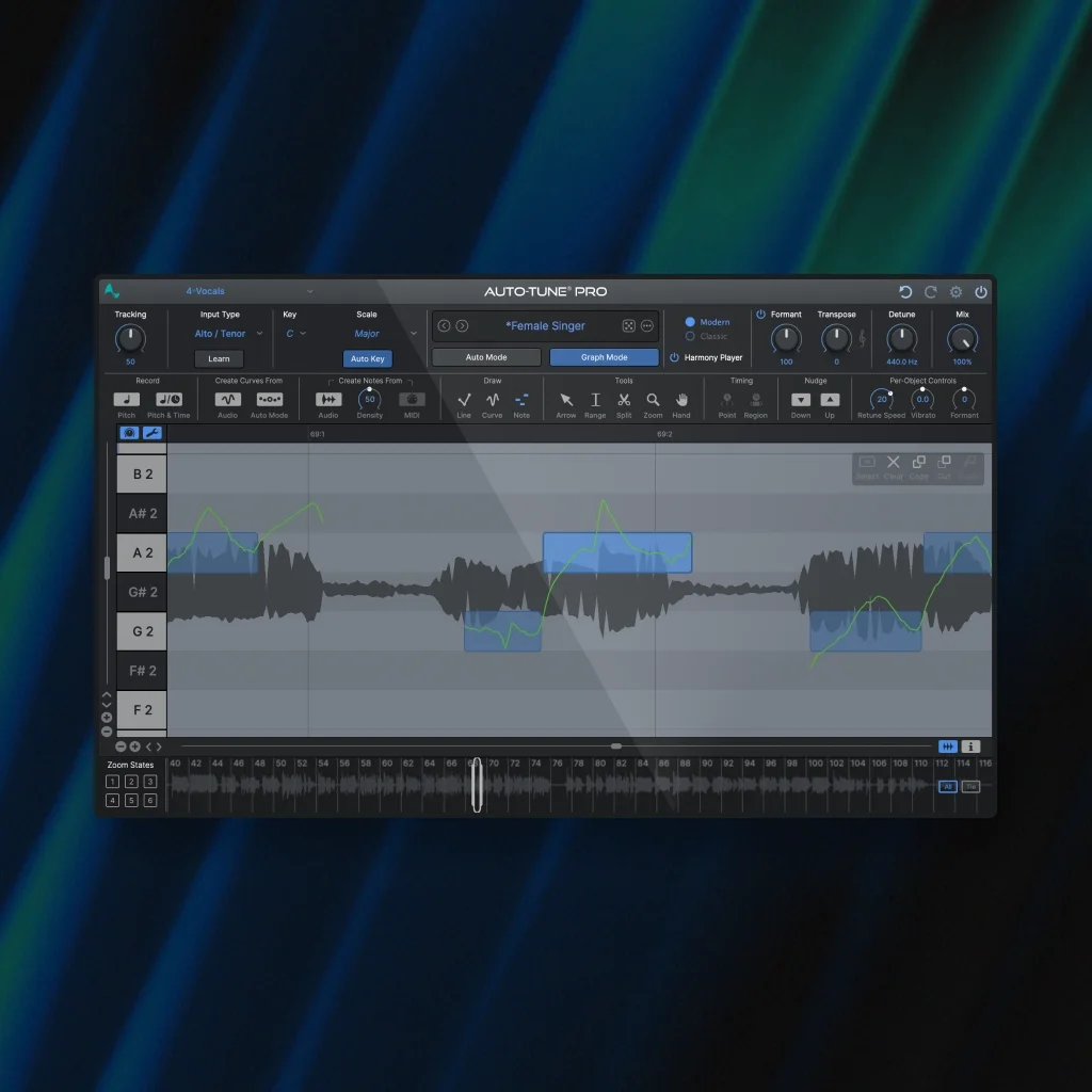 AutoTune Pro 11 - Graph Mode