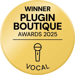 Winner of Plugin Boutique Award 2025