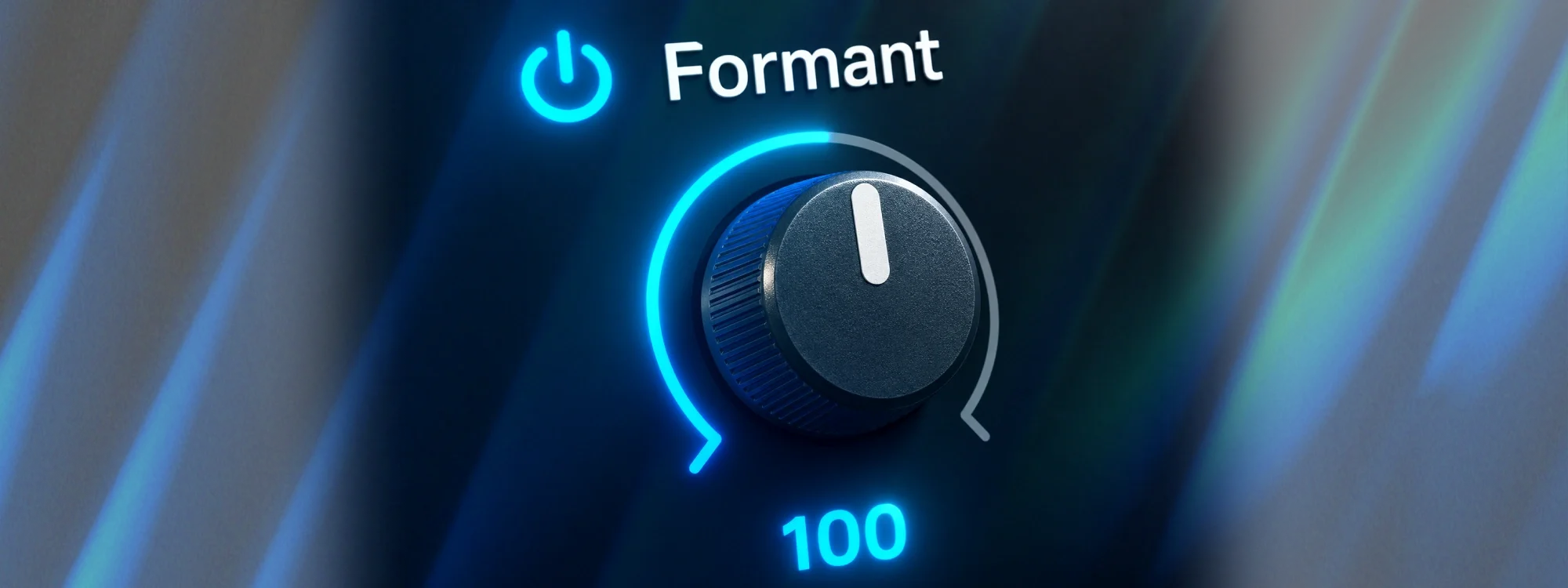 Close up of the Formant knob in AutoTune plugins