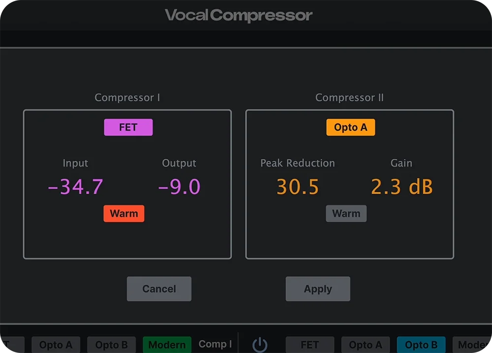 smarter compression with vocal compressor 