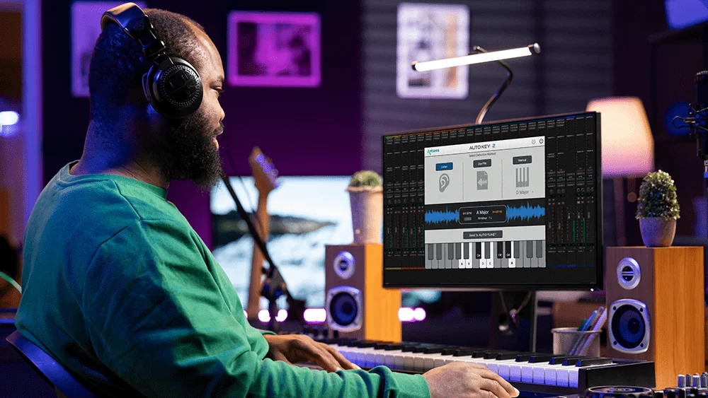 Producer using AutoKey 2 by AutoTune