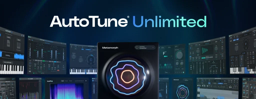 AutoTune Unlimited infinity wall of plugin interfaces