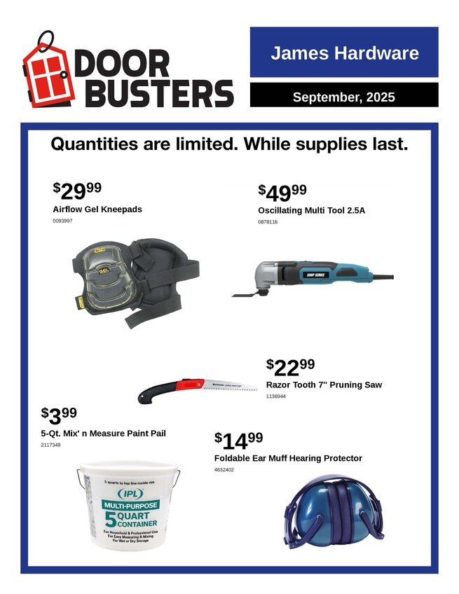 door buster flyer