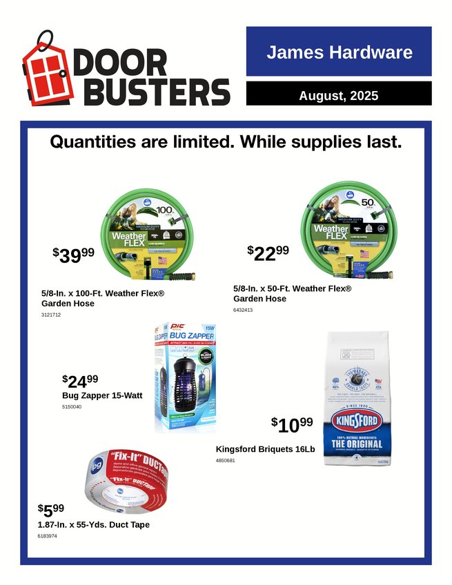door buster flyer