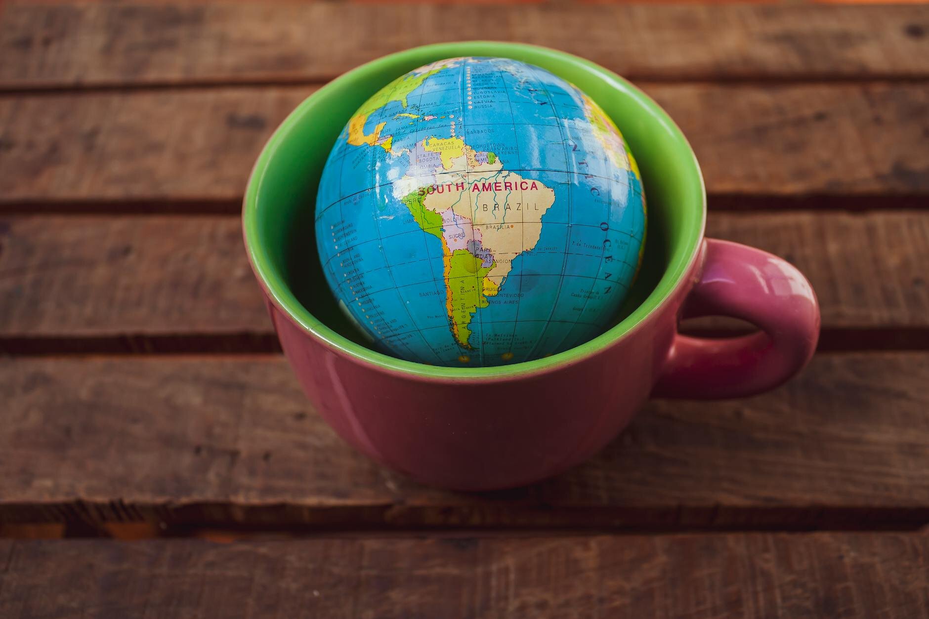 Earth in a cup