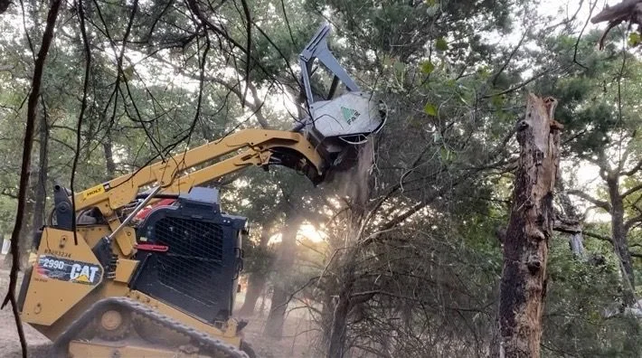 Land Clearing work by Cross Timbers Land Services