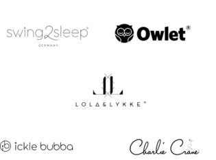 Brand partners: Happiest Baby, Stokke, Coppers Pearly, Owlet, Babyzen