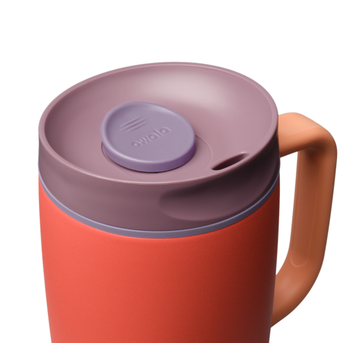 SmoothSip® Slider with Handle, Terracotta Sunset / 12oz / Stainless Steel