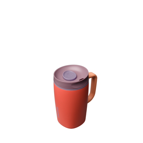 SmoothSip® Slider with Handle, Terracotta Sunset / 12oz / Stainless Steel