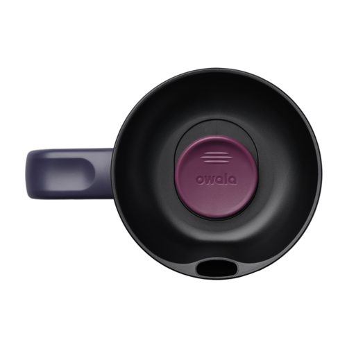 SmoothSip® Slider with Handle, Burgundy Bay / 12oz / Stainless Steel