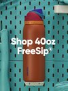 Click to shop 40oz FreeSip water bottles.