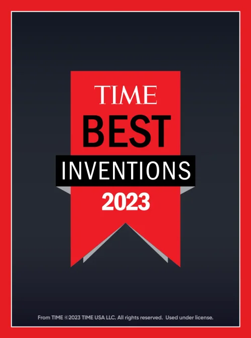 a banner with the words time best inventions 2023