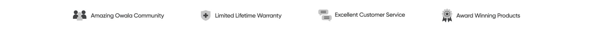 Amazing Owala Community, Limited Lifetime Warranty, Excellent Customer Service, Award Winning Products