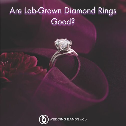 Stack of gold wedding bands with diamond details displayed for choosing the right wedding ring by Wedding Bands & Co.