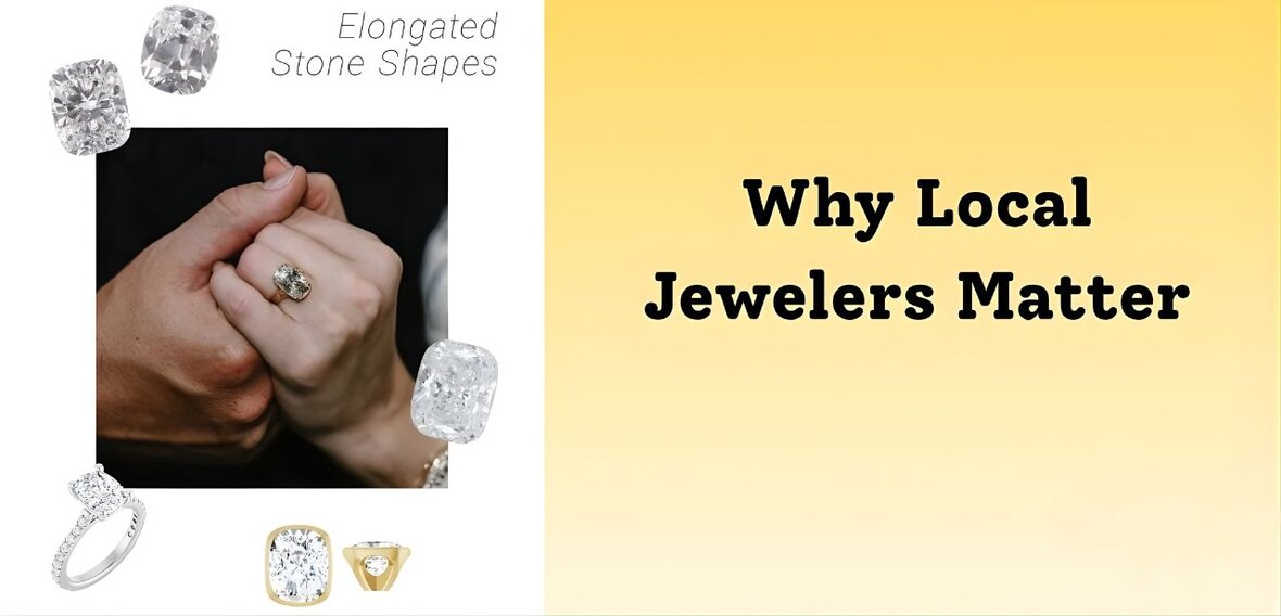 White and yellow gold diamond wedding bands styled on lace fabric, showcasing elegant bridal ring designs by Wedding Bands & Co. in Chicago