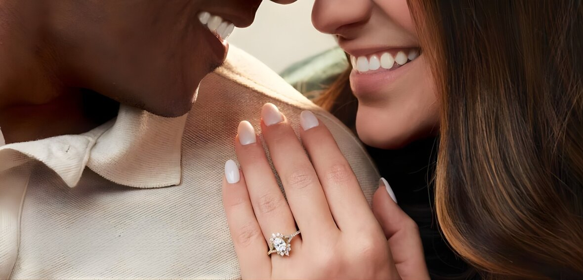 Modern wedding bands in yellow gold, white gold, and platinum representing equal partnership and commitment