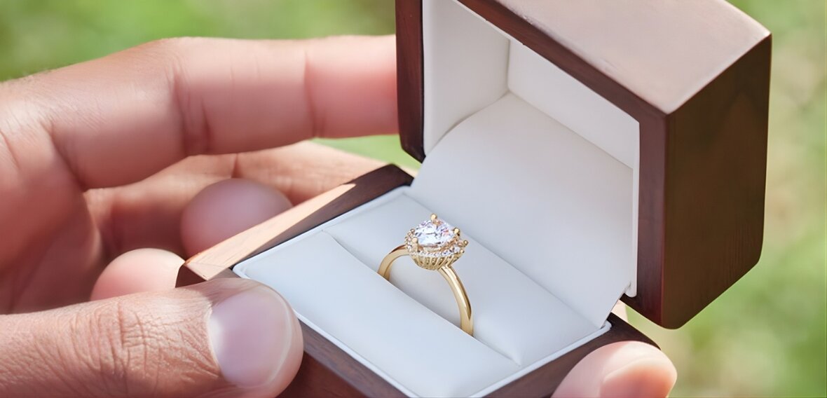 Modern engagement rings in yellow gold, white gold, and platinum designed for comfortable ring finger wear