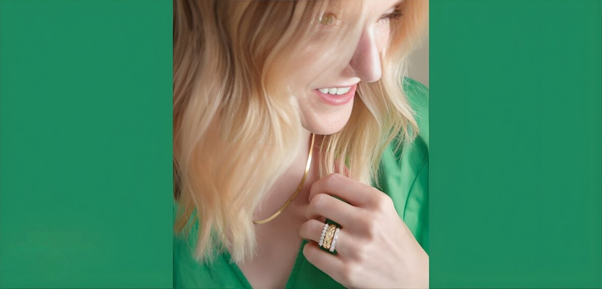 Collection of wedding rings in platinum, gold, and alternative metals showing material variety