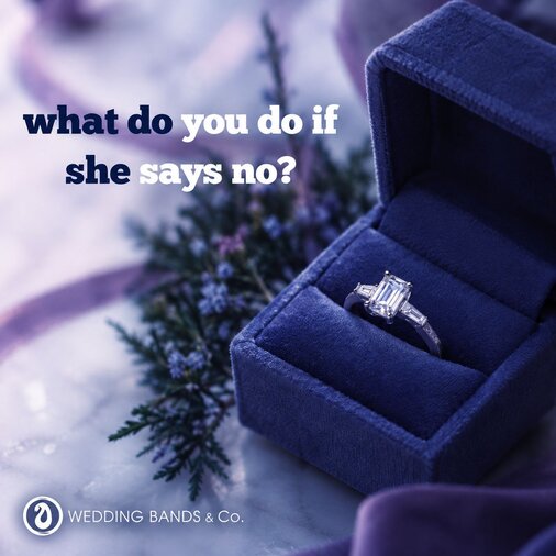 Gold diamond wedding bands representing the options for a returned or rejected engagement ring