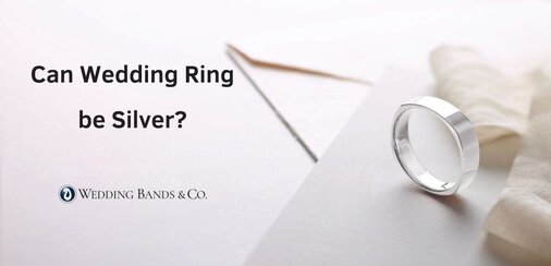 Wedding rings in silver, gold, and platinum showing metal alternatives for couples on a budget