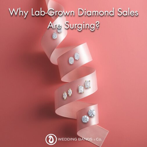 Stack of gold wedding bands with diamond details displayed for choosing the right wedding ring by Wedding Bands & Co.