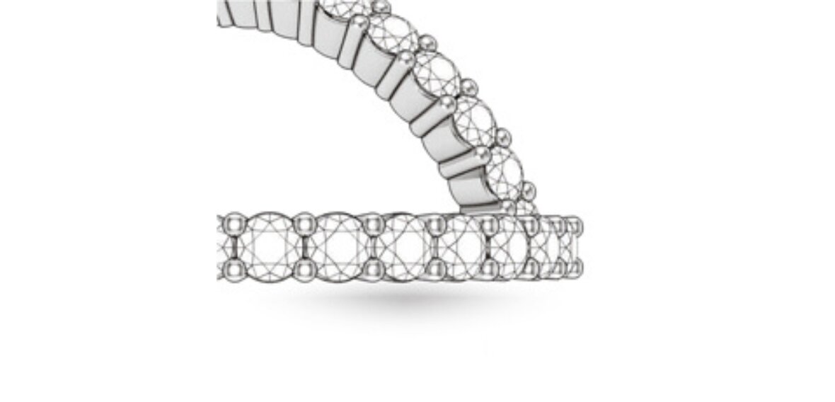 Engagement ring with a classic prong setting holding the center diamond