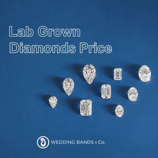 Diamond wedding bands showing the range of styles available with lab-grown or natural diamonds