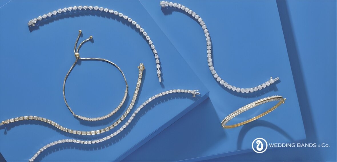 Gold chain bracelet displaying versatile everyday wear option in yellow and white gold finishes