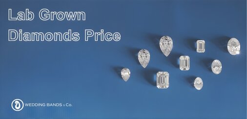 Diamond wedding bands showing the range of styles available with lab-grown or natural diamonds