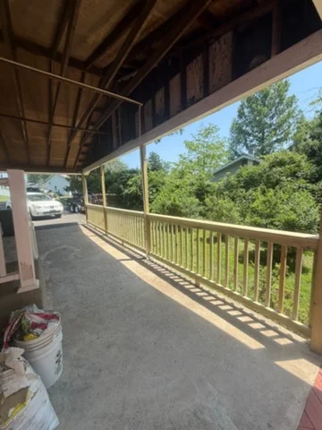 Covered Patio Framing — Pennsylvania