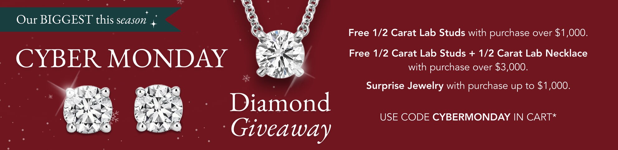 Cyber Monday Diamond Giveaway