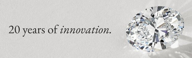 Loose diamonds showcasing our 20 years of innovation