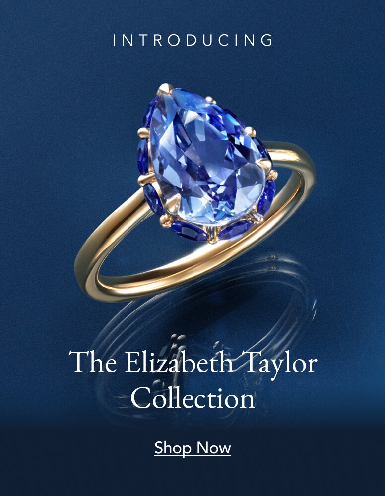 Sapphire cocktail ring from The Elizabeth Taylor Collection.
