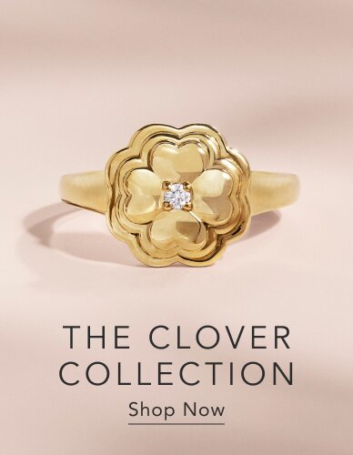 Gold Diamond Ring from The Clover Collection