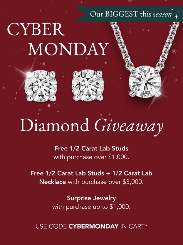 Cyber Monday Diamond Giveaway
