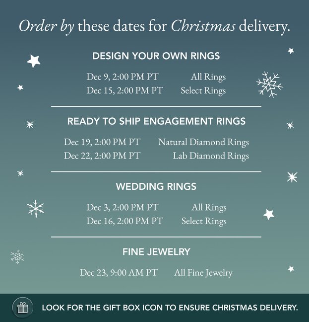 shipping cut off calendar