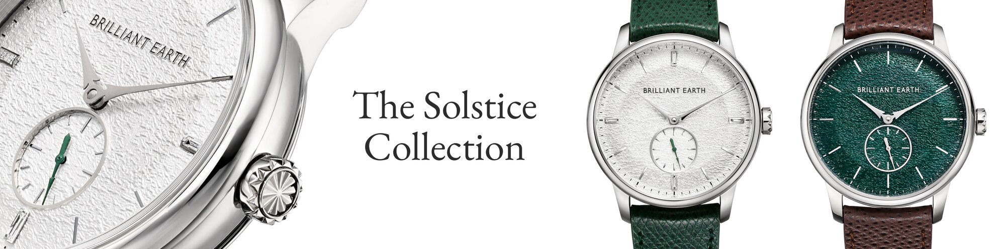 Stainless steal watches from The Solstice Collection.