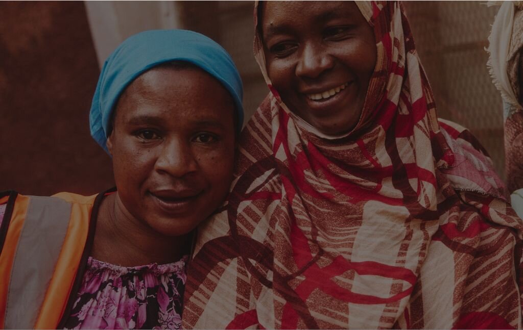 Community members smiling