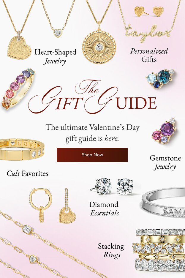 Assortment of fine jewelry, perfect for Valentine's Day gifts 