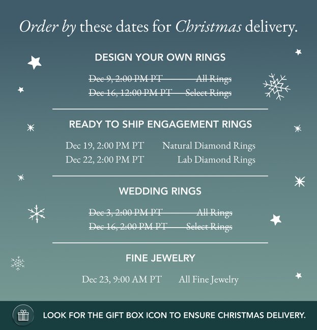 shipping cut off calendar