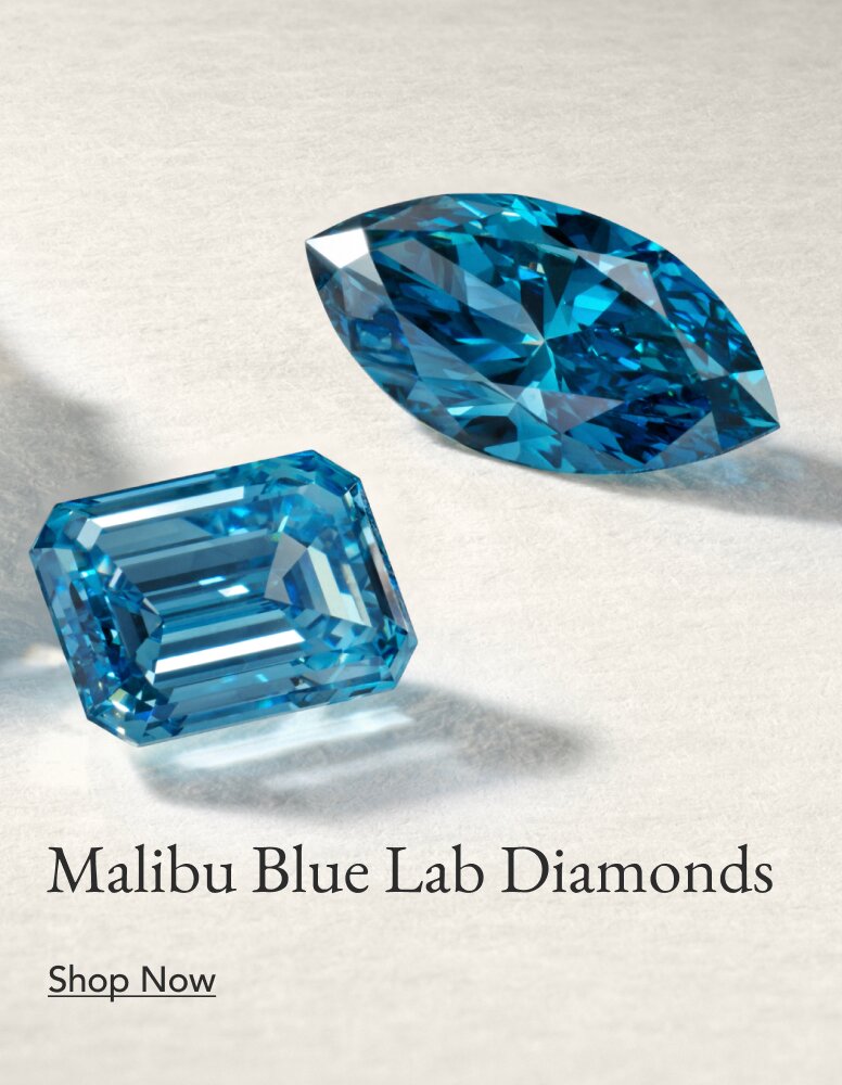Loose Malibu Blue Lab Diamonds